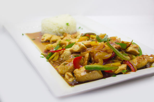 Chicken wok
Poulet légumes au wok 