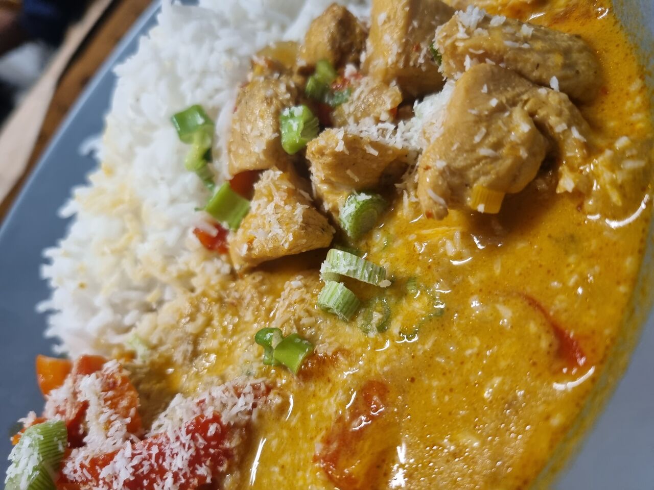 Poulet curry thaï 