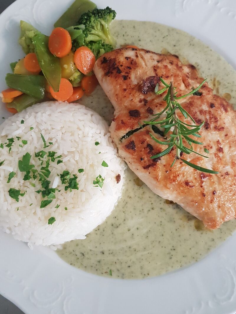 gefüllte Hühnerbrust