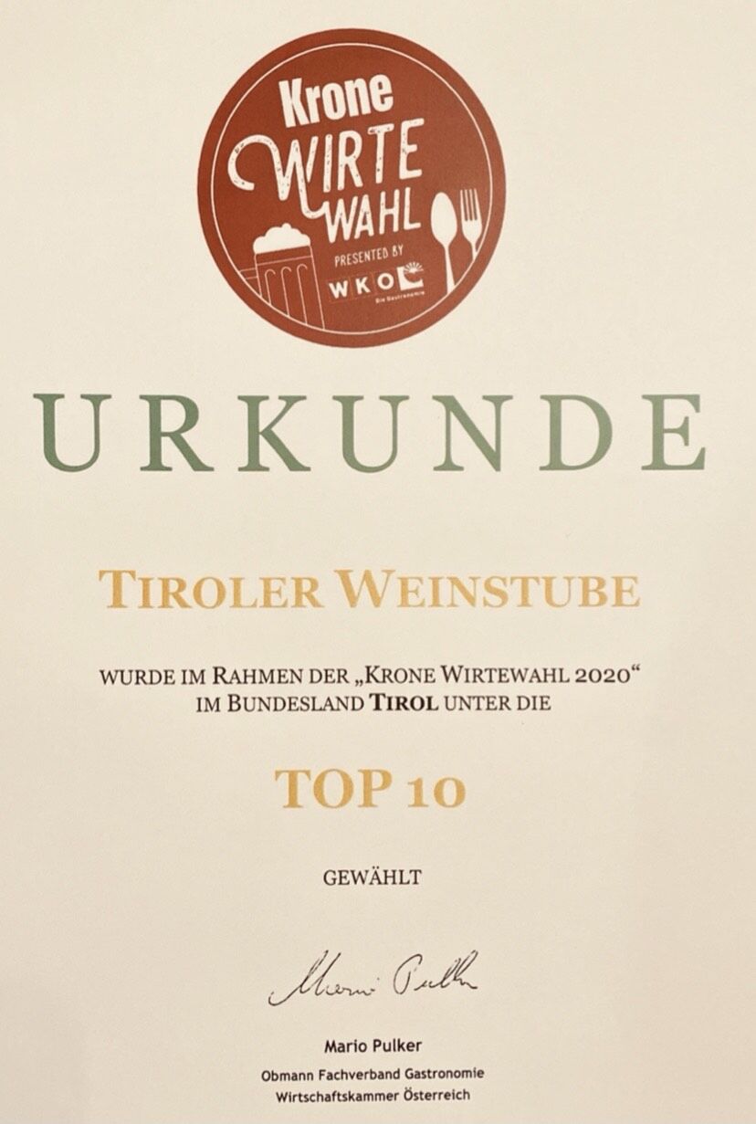 Wirtewahl 2020 TOP 10