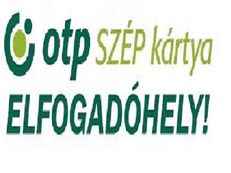 Már OTP SZÉP kártyát is elfogadunk!