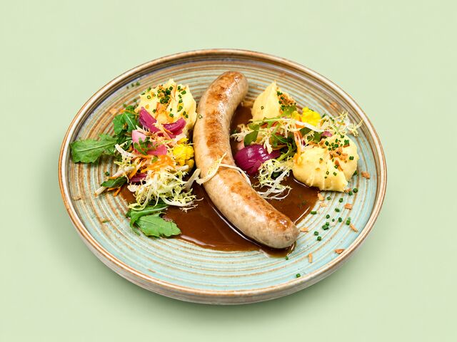 Menü 2: Gegrillte Bratwurst 