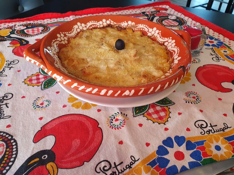 Bacalhau com natas 