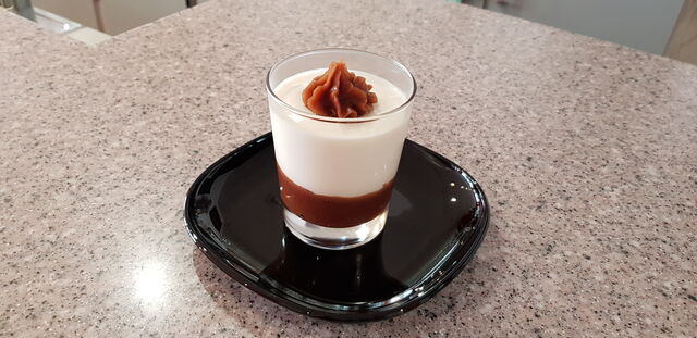 Verrine gourmande aux marrons