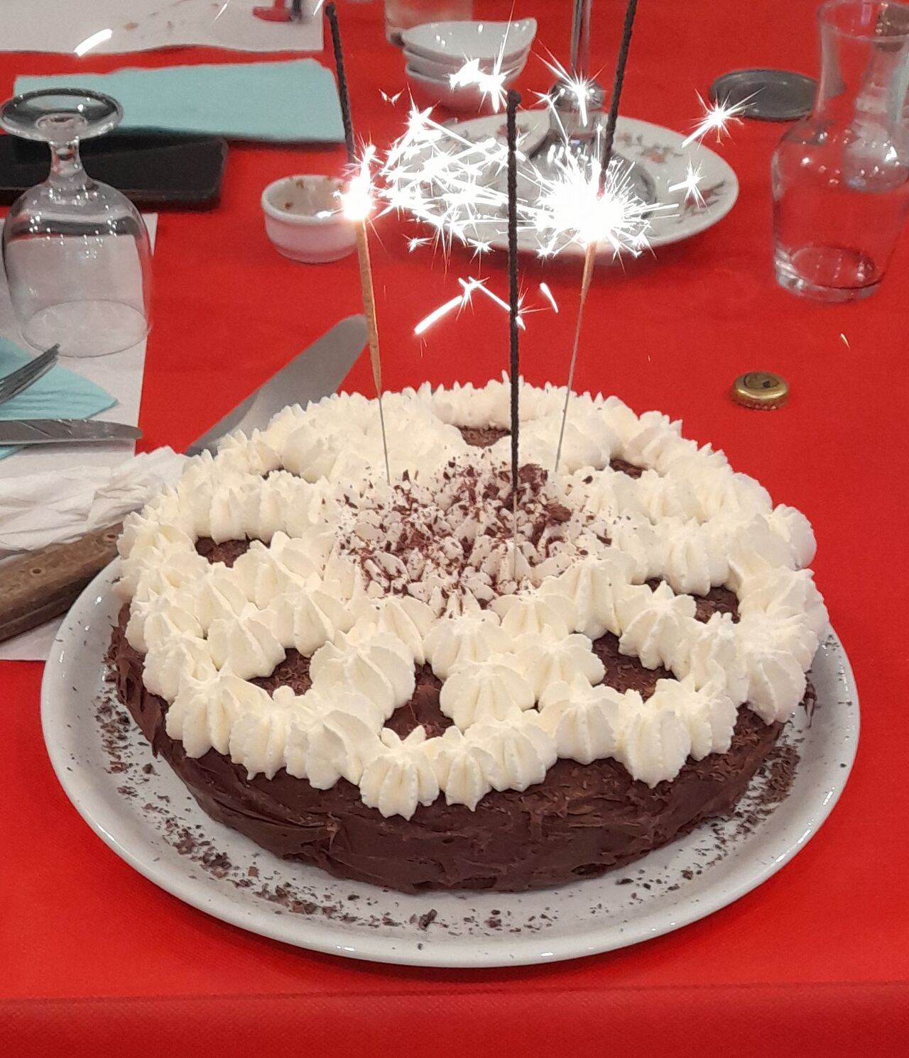 Gâteau d'anniversaire fait maison