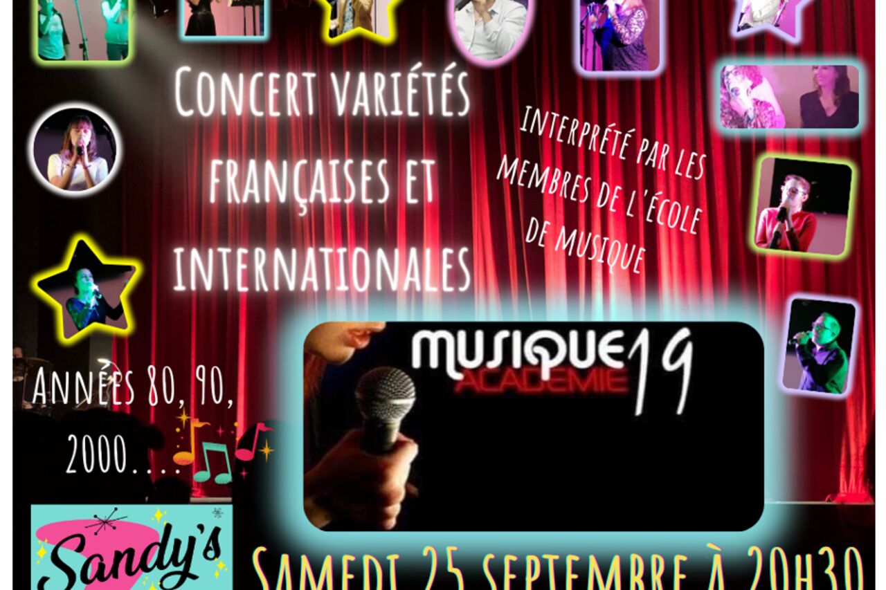 CONCERT EN LIVE Samedi 25/09 à 20h30