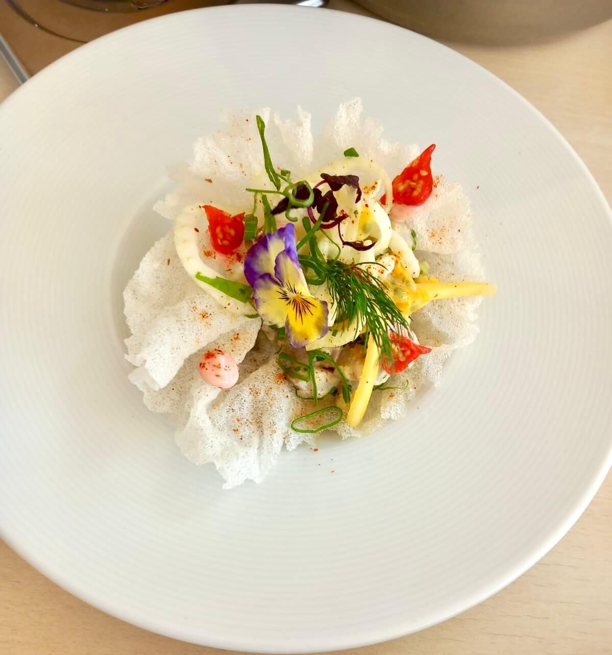 Tartare de bar aux agrumes