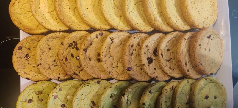 Cookie moelleux aux différents goûts