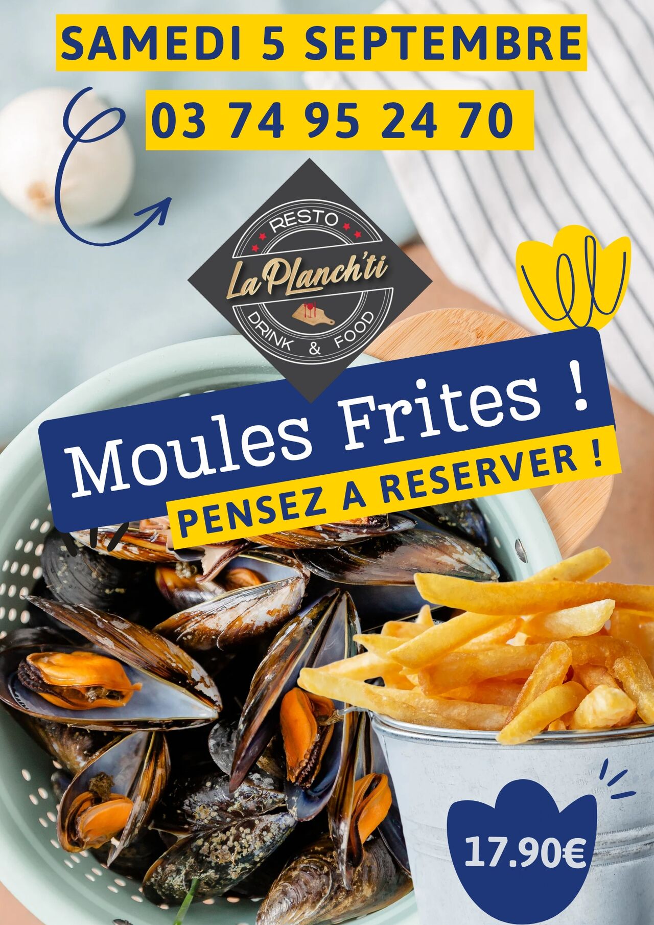 Soirée Moules Frites