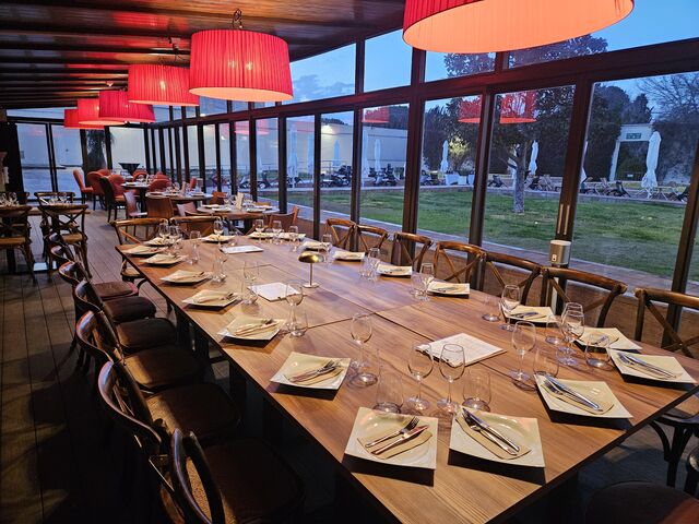 Alma Mater Terraza de noche