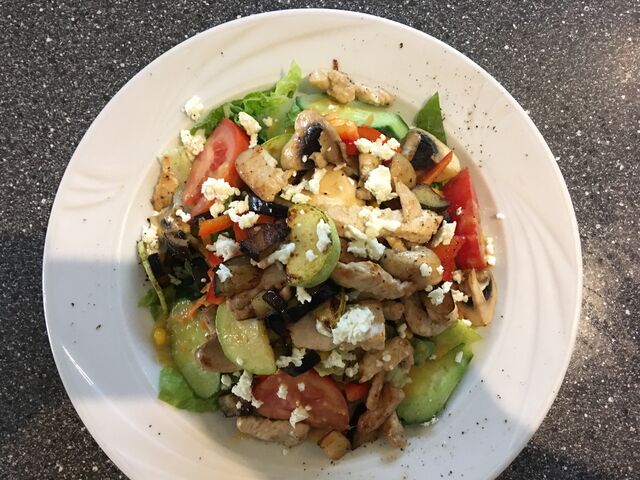 Salat Art des Hauses