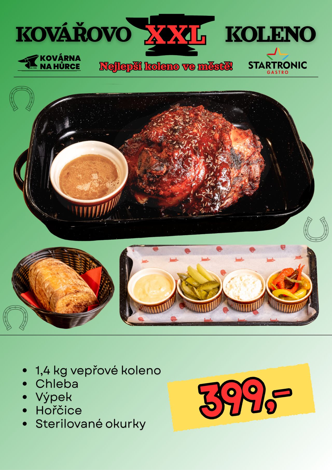 Troufnete si na 1,4 kg poctivého kolena?