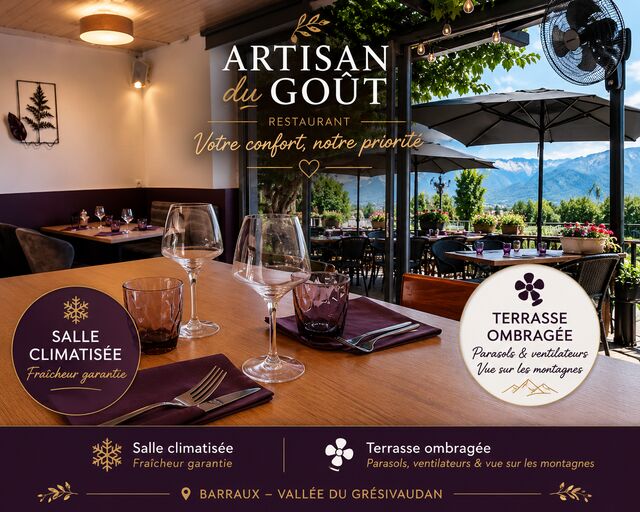 salle ou terrasse artisan du gout