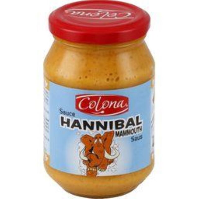 SAUCE HANIBAL (mammouth ) : sauce à base de tomates et d'oignons rôtis .