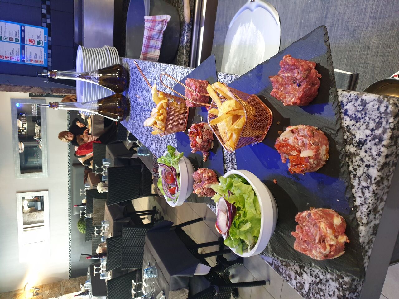 Trilogie de tartare de boeuf 