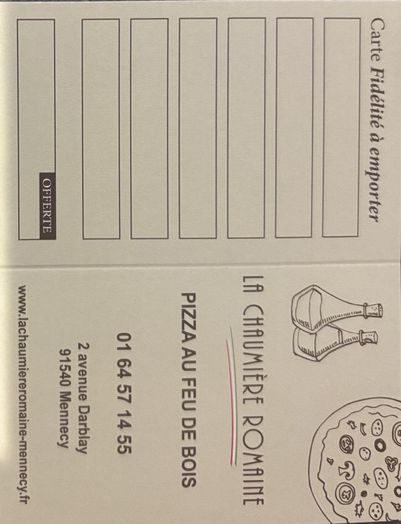 Fidélité à emporter