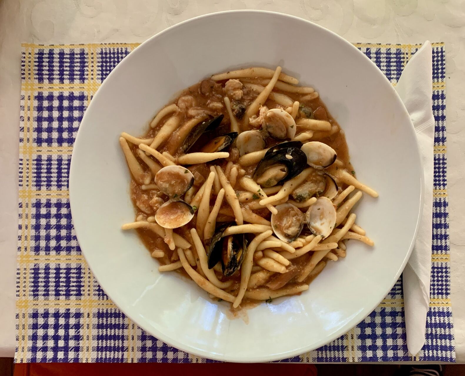 Pljukanci s plodovima mora - 14 €!