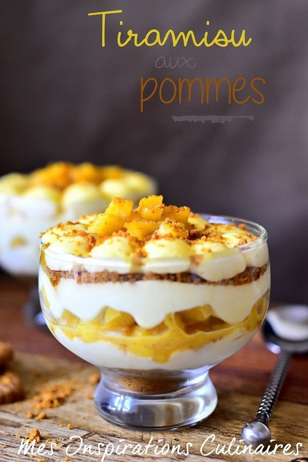 Tiramisu aux pomme