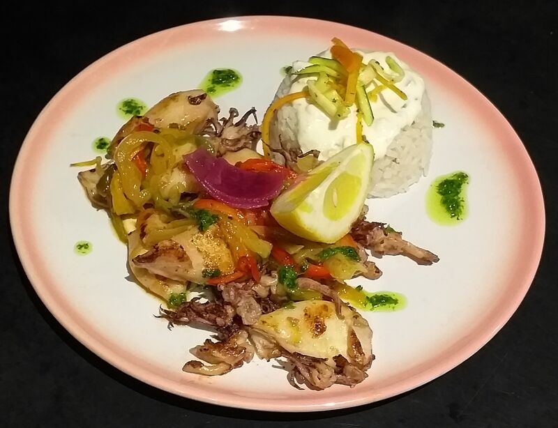 Encornets à la plancha 