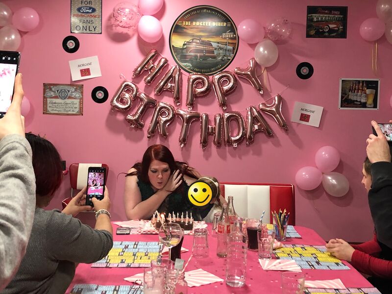 Anniversaire dans notre espace privatif (jusqu'à 50 personnes)