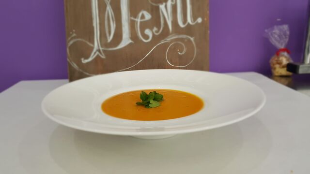 Crema de calabaza thai