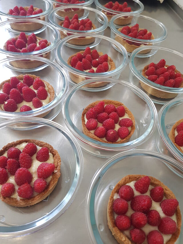 Tartelettes framboises