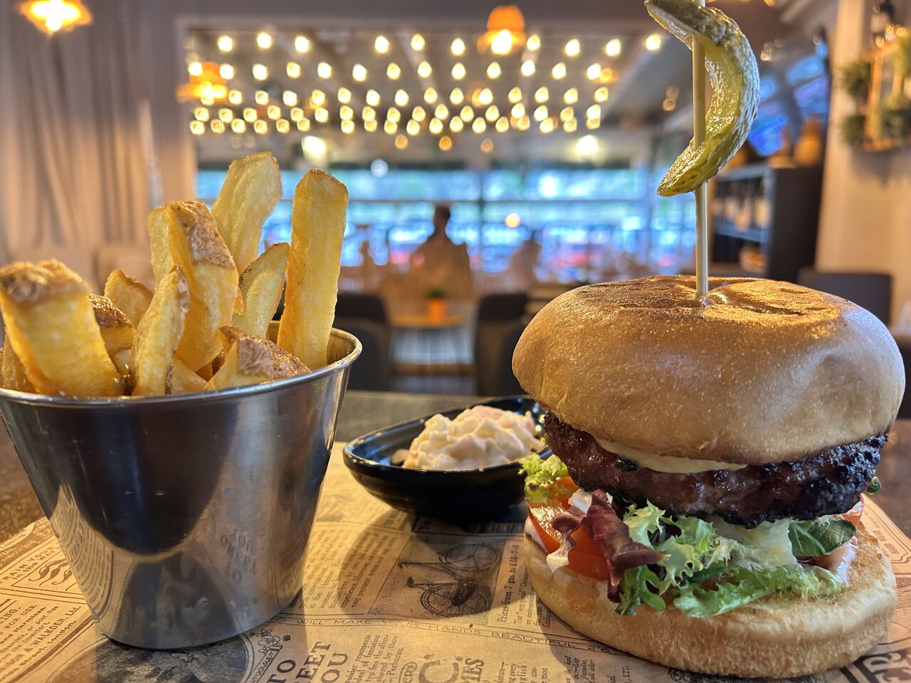 Angus steak burger