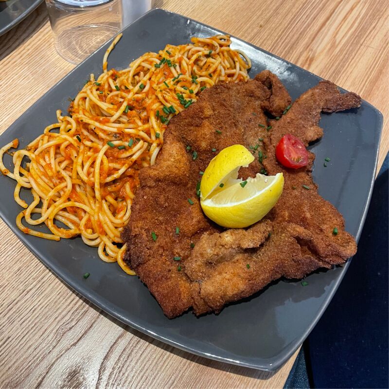 Notre escalope de veau Milanaise