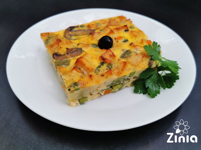 TORTILHA DE LEGUMES
