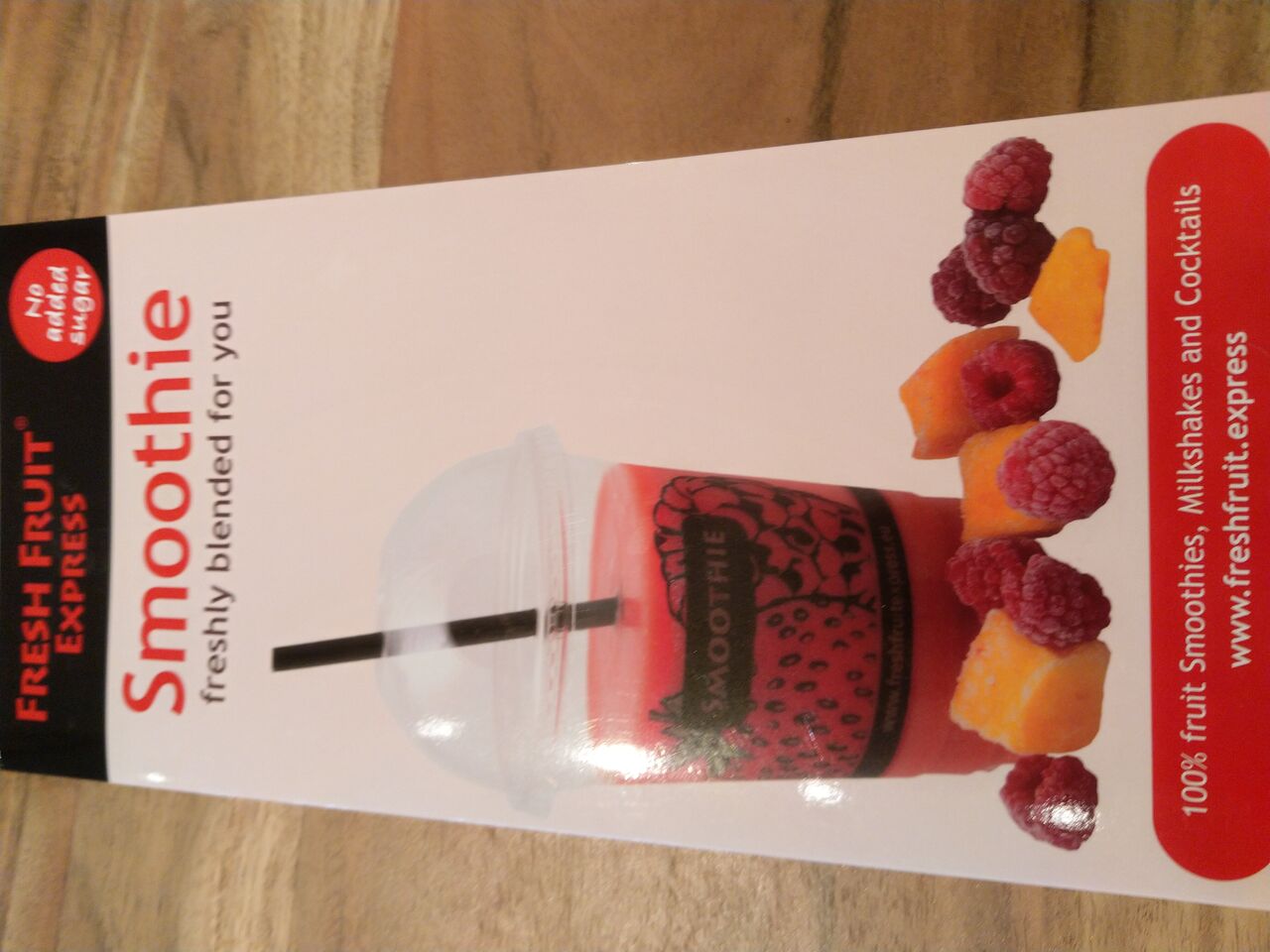 verschillende SMOOTHIES te verkrijgen zowel TAKE AWAY als TER PLAATSE 