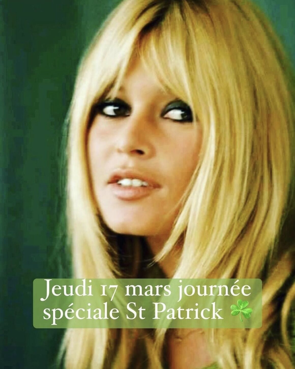 Annonce de la journée de la St Patrick 5 mars 2022