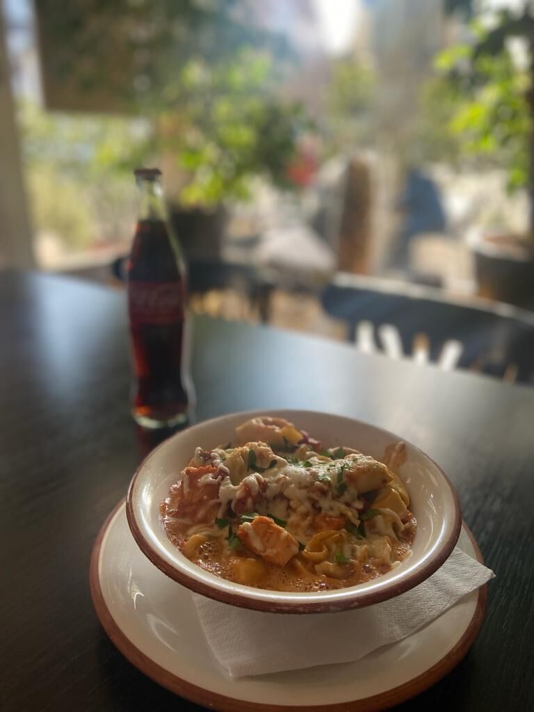 Überbackene Tortellini 