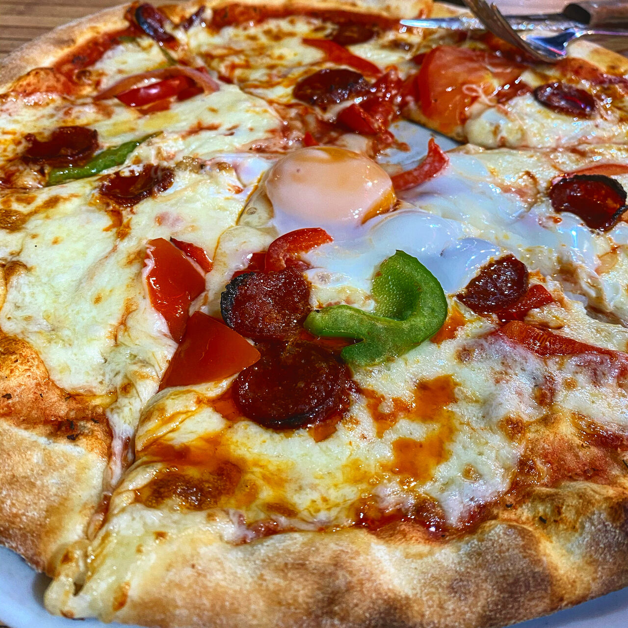 Pizza chorizo