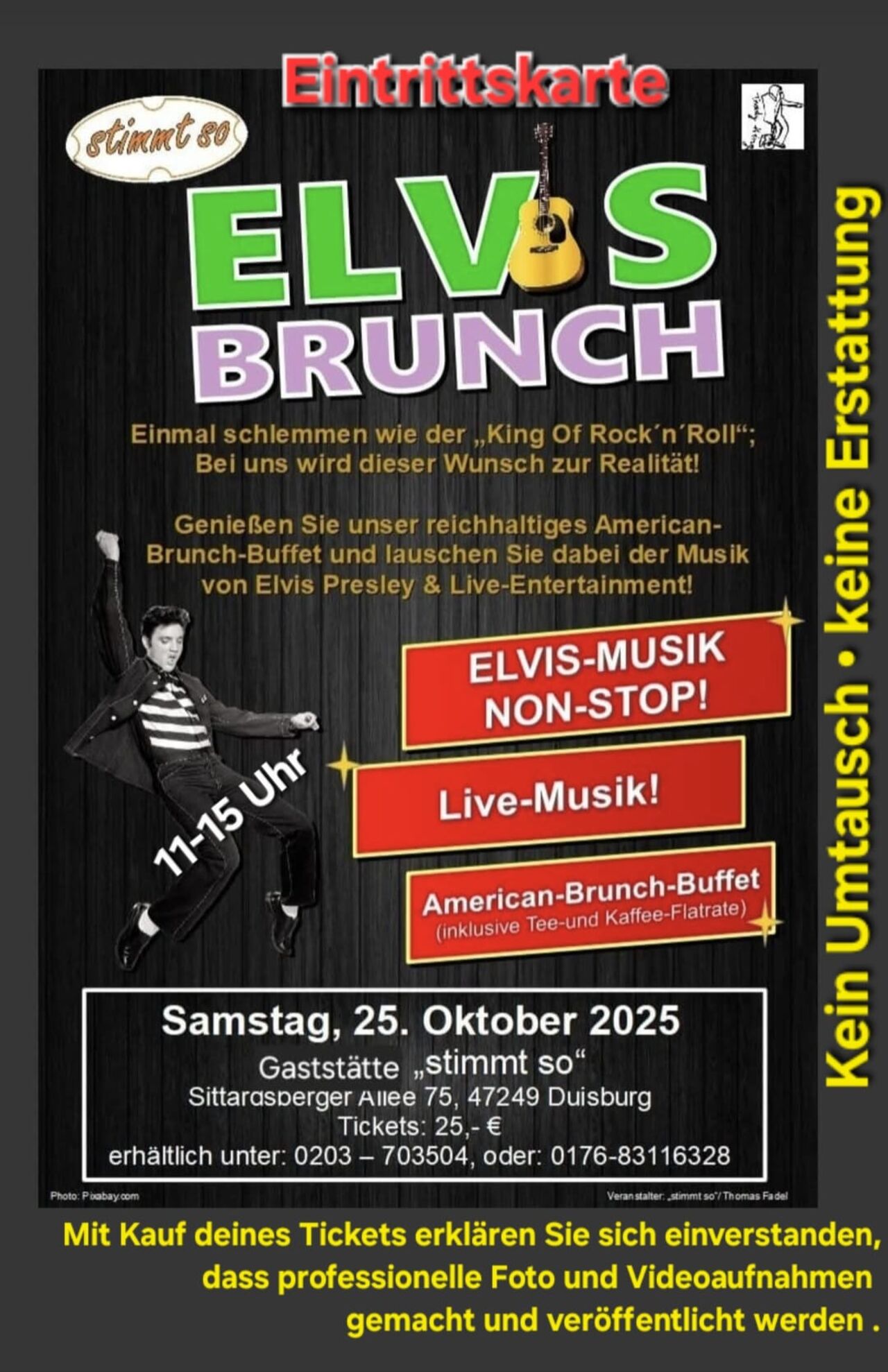 American Brunch mit Live Musik