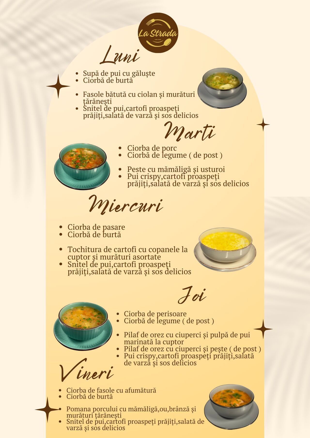 🍴 Meniu Zilnic – La Strada