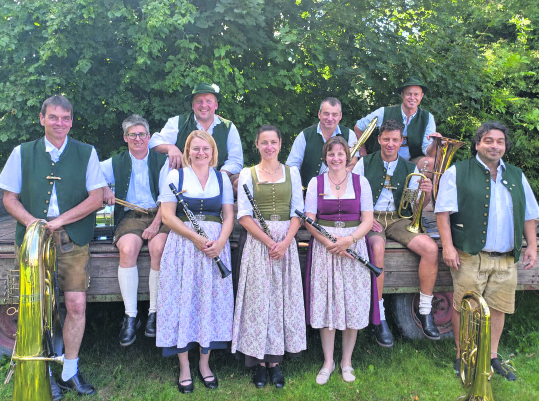Biergarteneröffnung mit den Paartaler Musikanten