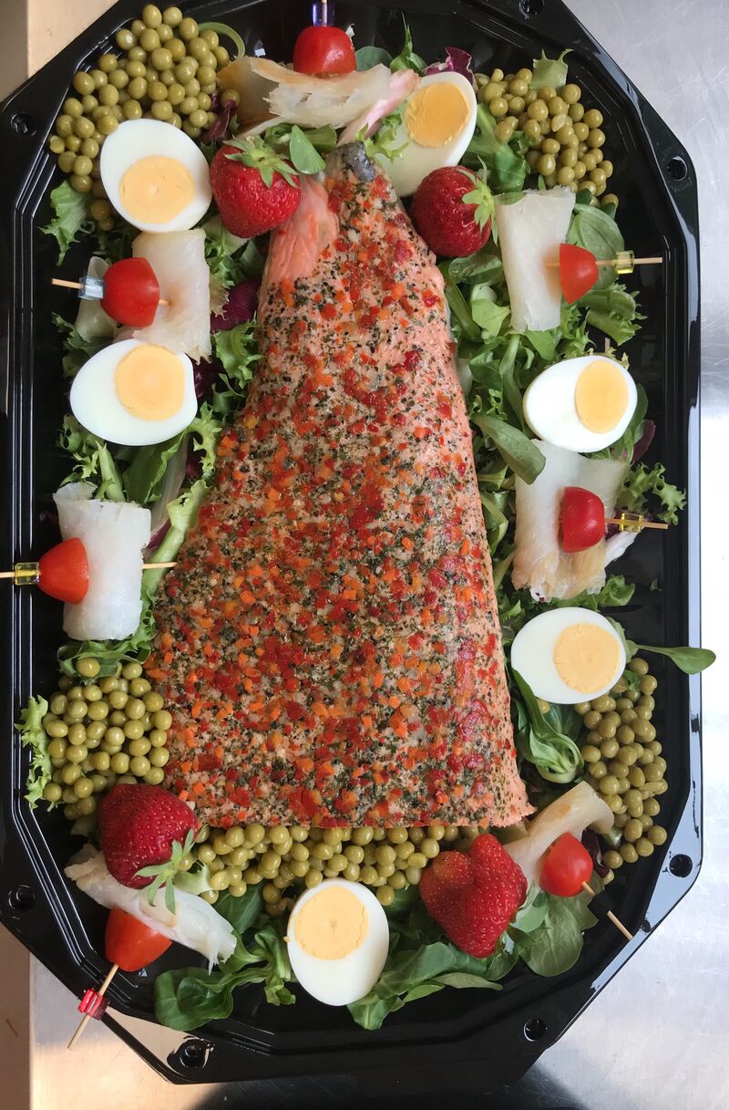Koud buffet - verse zalm