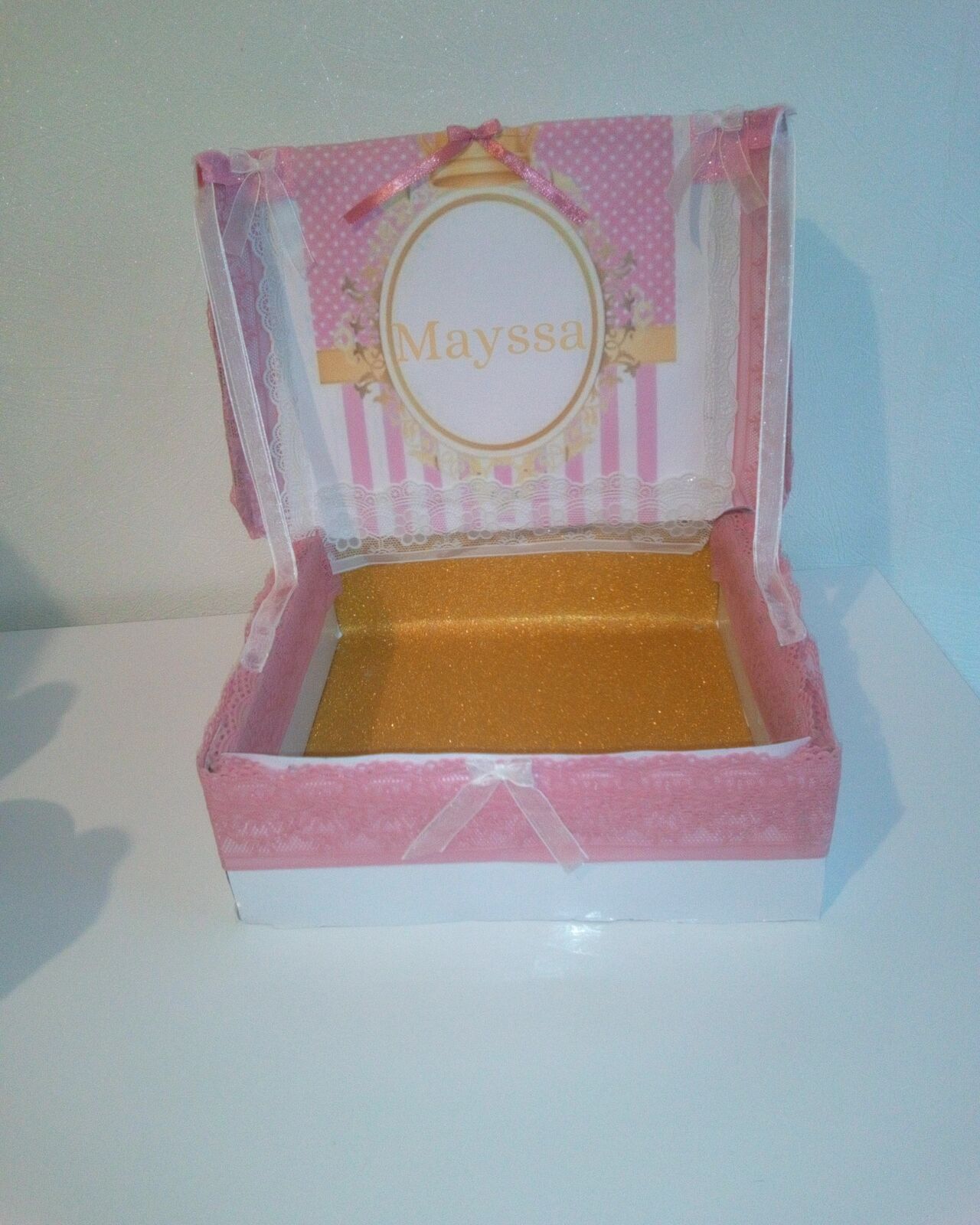 Boîte personnalisée pour une baby shower