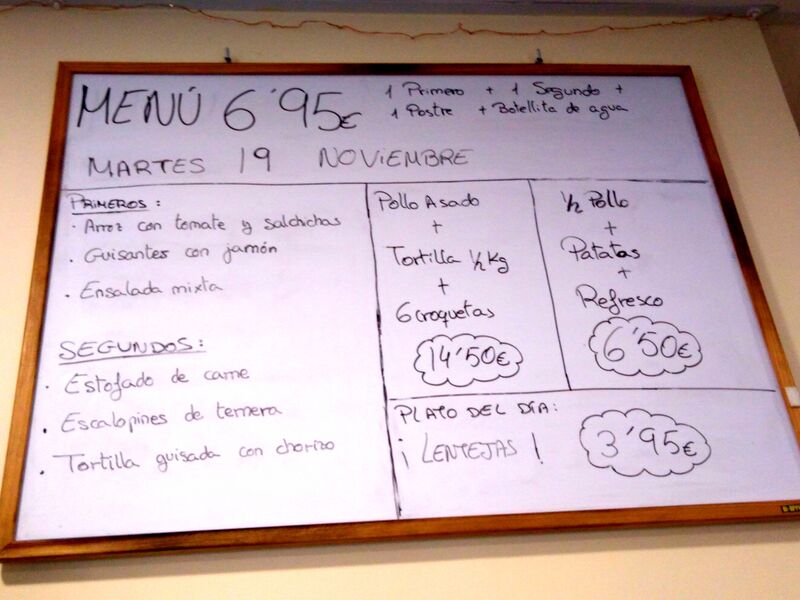 Menú 19de noviembre 