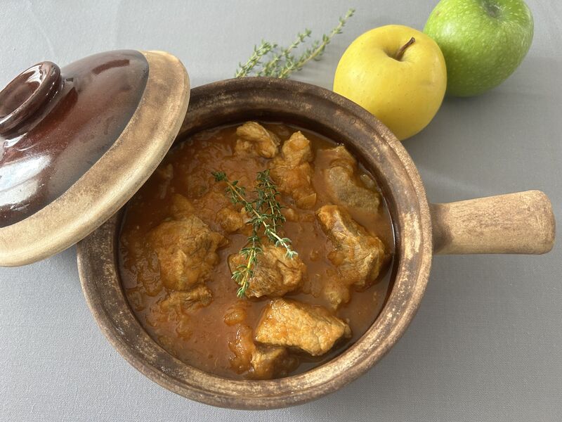 Curry de porc aux pommes