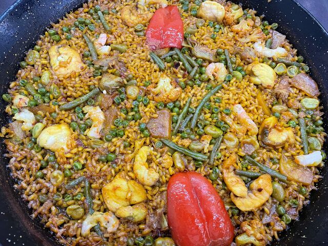 Arroz de rape y verdura