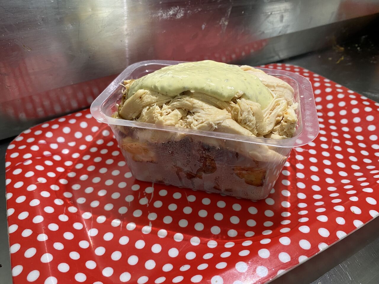 Notre barquette gourmande poulet