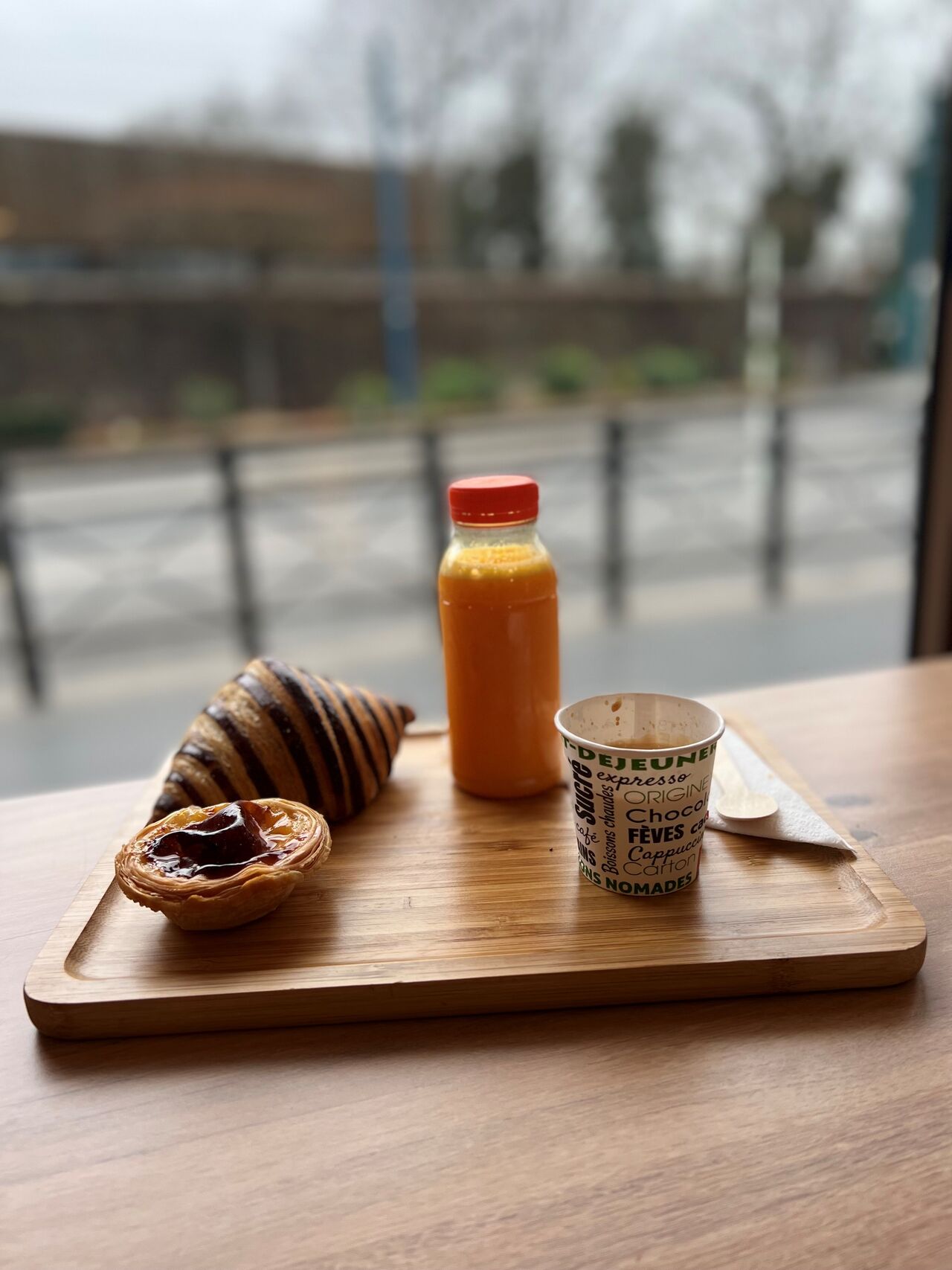 Menu petit-déjeuner