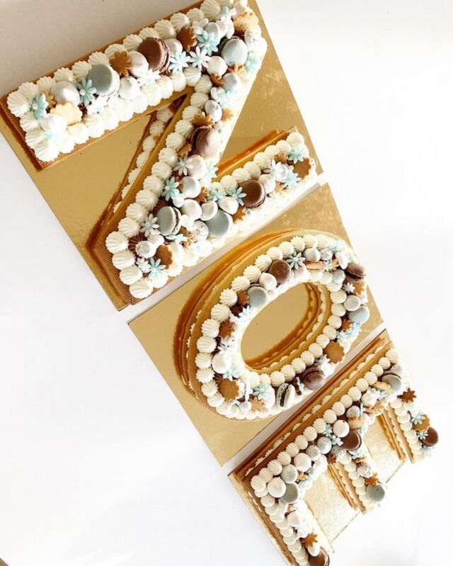 Letter Cake vanille chocolat