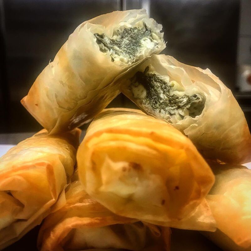 Croustade épinard, chèvre