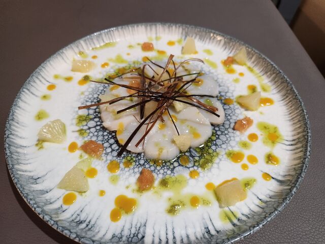 Carpaccio de saint Jacques aux agrumes