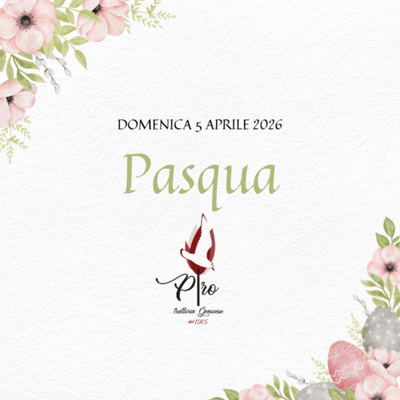 🐣 PASQUA 2026 🐣