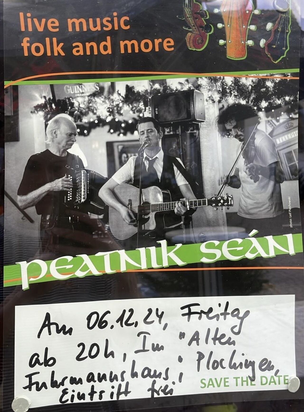 Irish Folk am Freitag, 06.12.2024, ab 20 Uhr