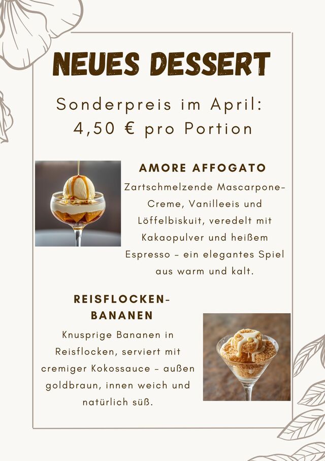 Neus Dessert _ Sonderpreis im April 2026