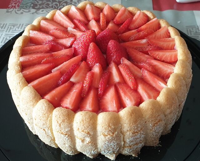 Charlotte aux fraises 